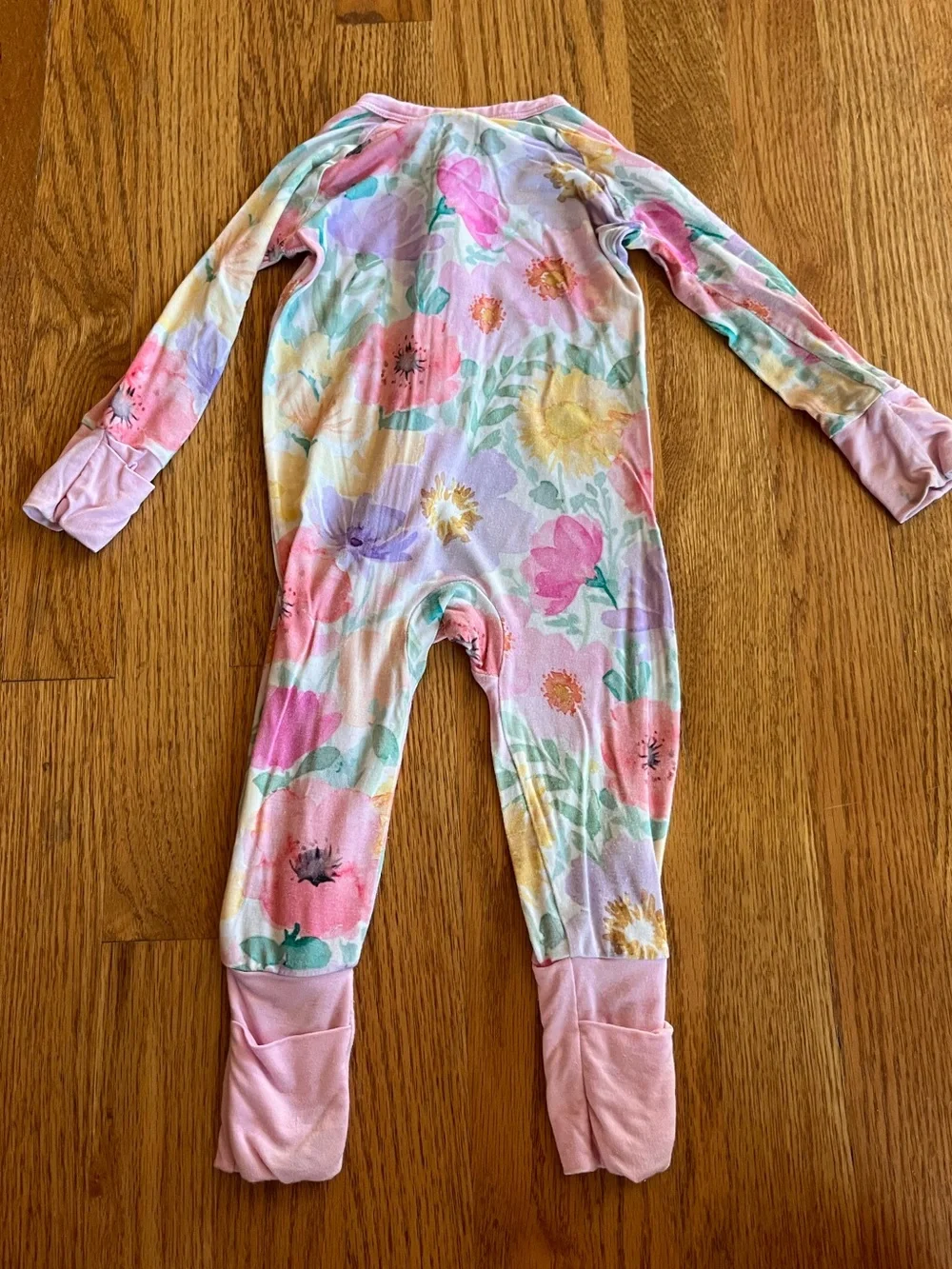 Little Sleepies Zippy Baby Sleeper Waterfall Floral print Size 3-6 month